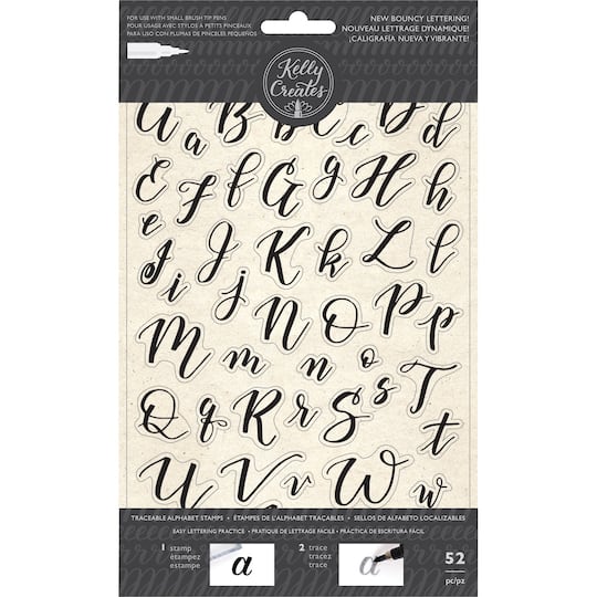 American Crafts&#x2122; Kelly Creates Bouncy Alphabet Traceable Stamps